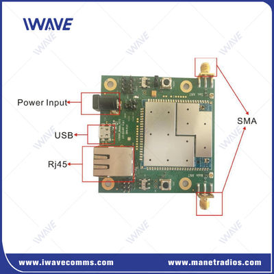 Módulo de malla IP inalámbrica OEM para transmisión de video HD / UAV y UGV