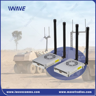 100 Mbps MIMO 2x2 IP Enlace de datos digitales para UGV y UAV para múltiples cámaras