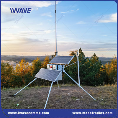comprar Estación de base táctica VHF UHF Estación de base de radio MANET Energía solar Fabricación en línea