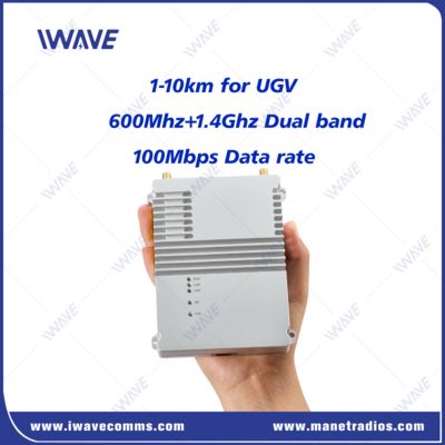 comprar Transmisor de video MESH Ethernet de doble banda para comunicación de video NLOS para UGV Fabricación en línea