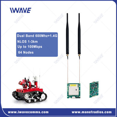 NLOS 3km HD Video y enlace de datos de control para sistemas no tripulados