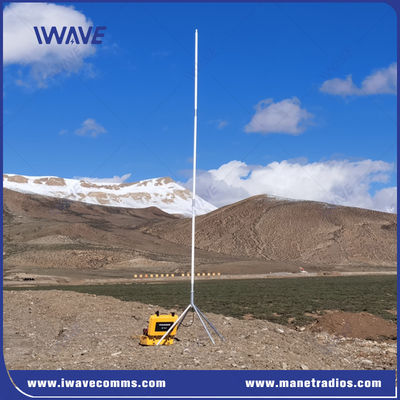 Comunicación de emergencia por radio inalámbrica multi hop para misión crítica