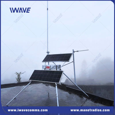 MANET Radiocomunicación de emergencia de dos vías durante el desastre 80 km