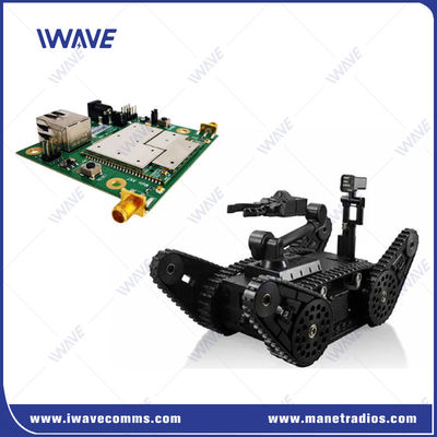 UGV/UAV de frecuencia tribanda NLOS Ethernet Sistema de transmisión COFDM 115200bps Tasa de Baud 1Mbps-30Mbps Ancho de banda ajustable