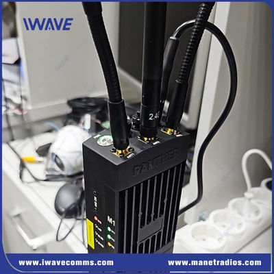Radios de malla táctica de 5W Video portátil y voz PTT Radio MIMO MANET