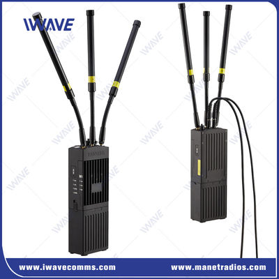 100 Mbps 64 nodos IP MESH Radios MIMO tácticas para comunicación de video y voz HD